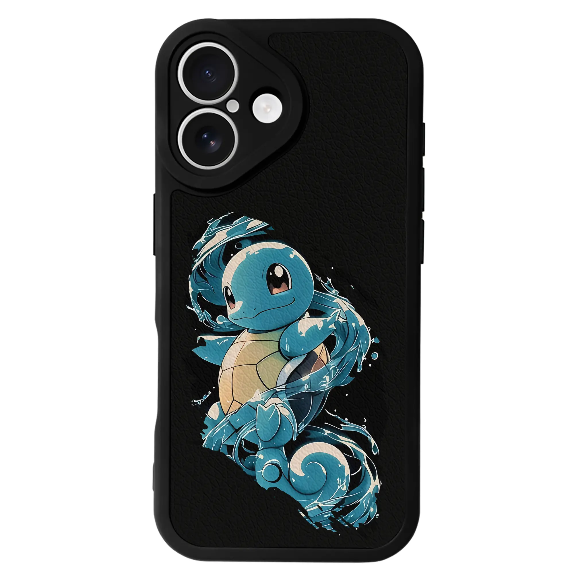 ポケモン グッズ,ゼニガメ - IPhone 16シリーズ対応 ・ シリコンスマホケース ・ レザー調 ・ 高精度フィット ・ 耐衝撃 ・ ワイヤレス充電対応 ・ 精密カット